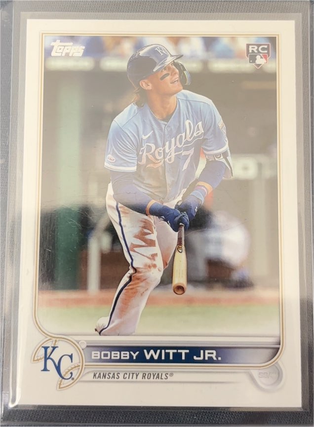 2022 Topps Update #US100 Bobby Witt Jr. — front