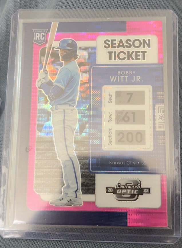 2022 Panini Chronicles Contenders Optic #19 Bobby Witt Jr. — front