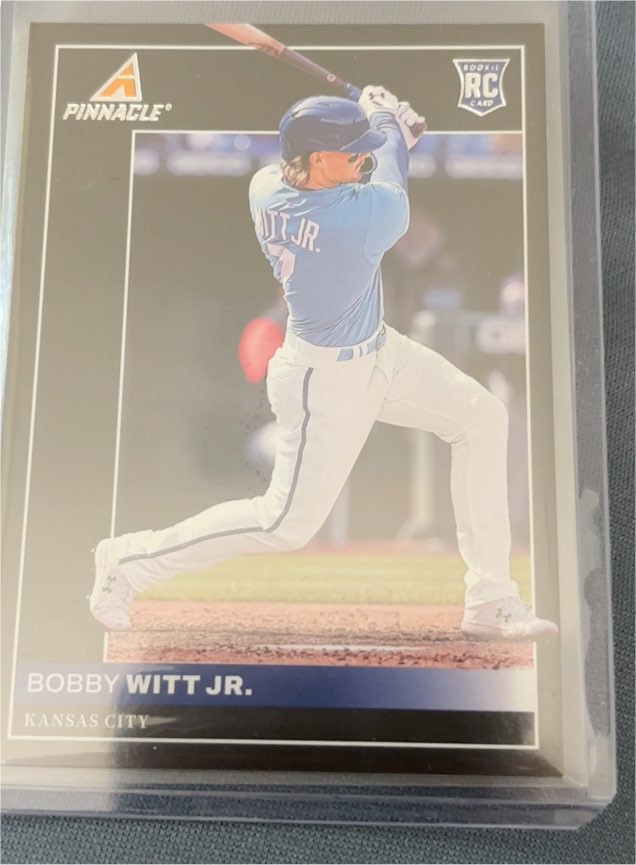 2022 Panini Chronicles Pinnacle #11 Bobby Witt Jr. — front