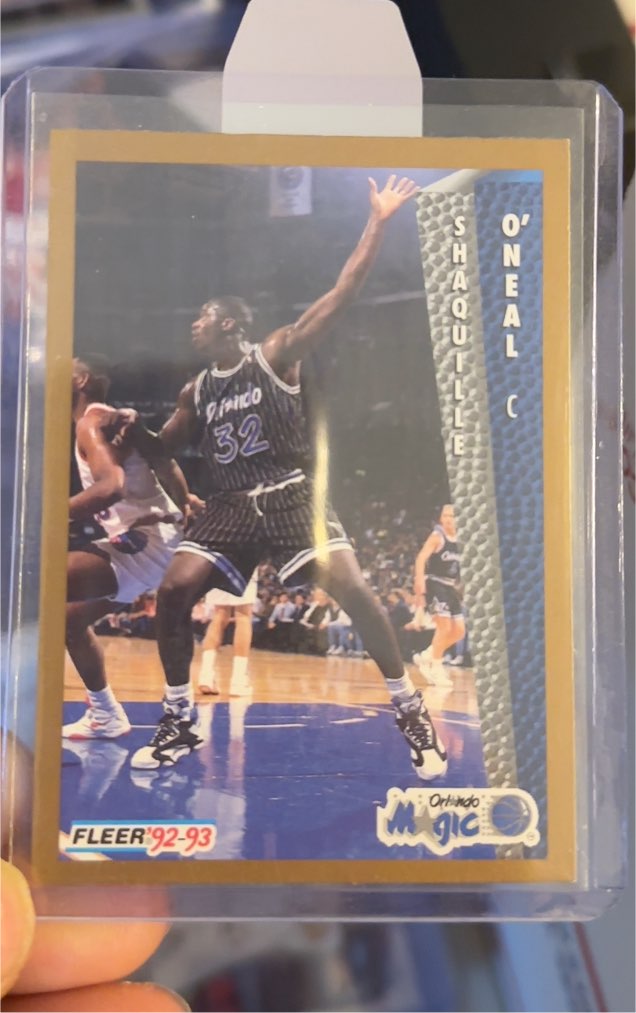 1992-93 Fleer #401 Shaquille O'Neal — front