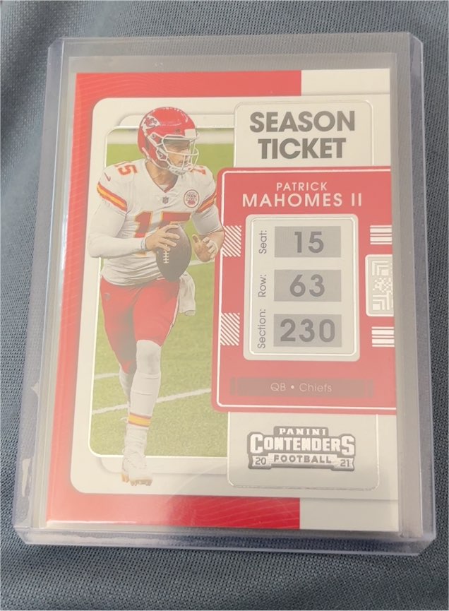 2021 Panini Contenders #47 Patrick Mahomes II — front