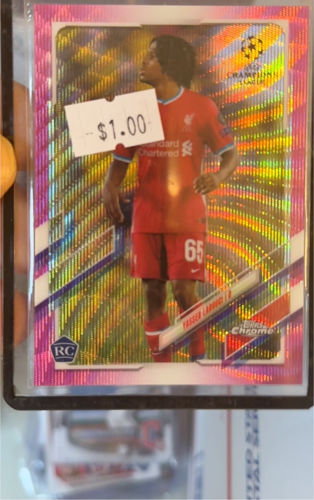 2020-21 Topps Chrome UEFA Champions League #91 Yasser Larouci — front