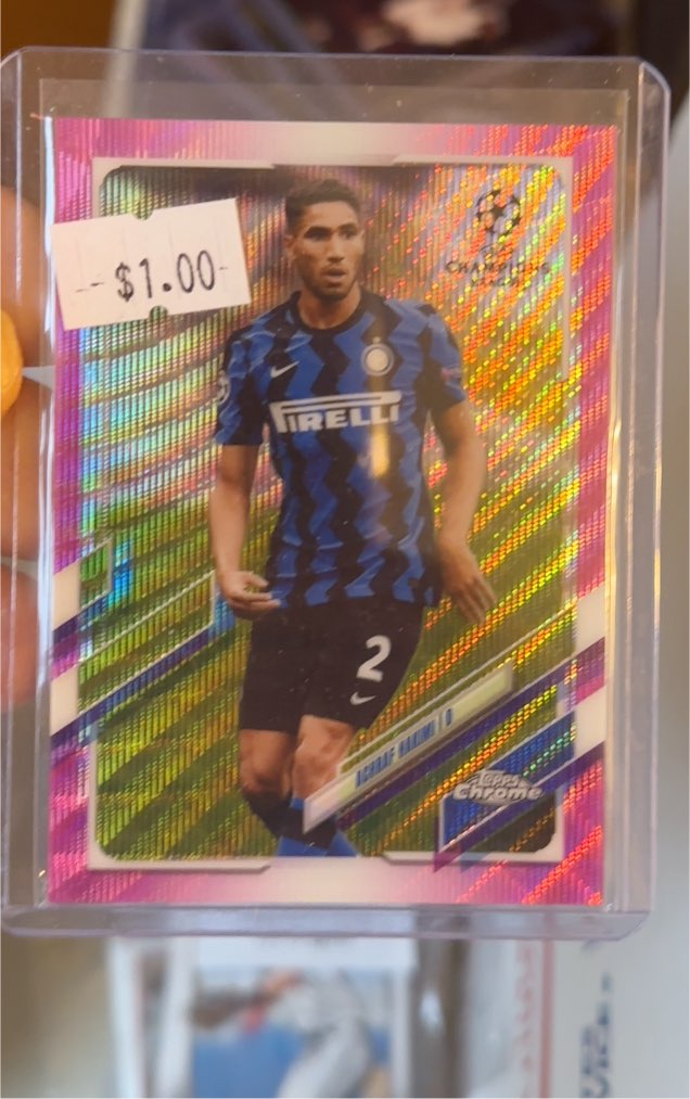 2020-21 Topps Chrome UEFA Champions League #31 Achraf Hakimi — front