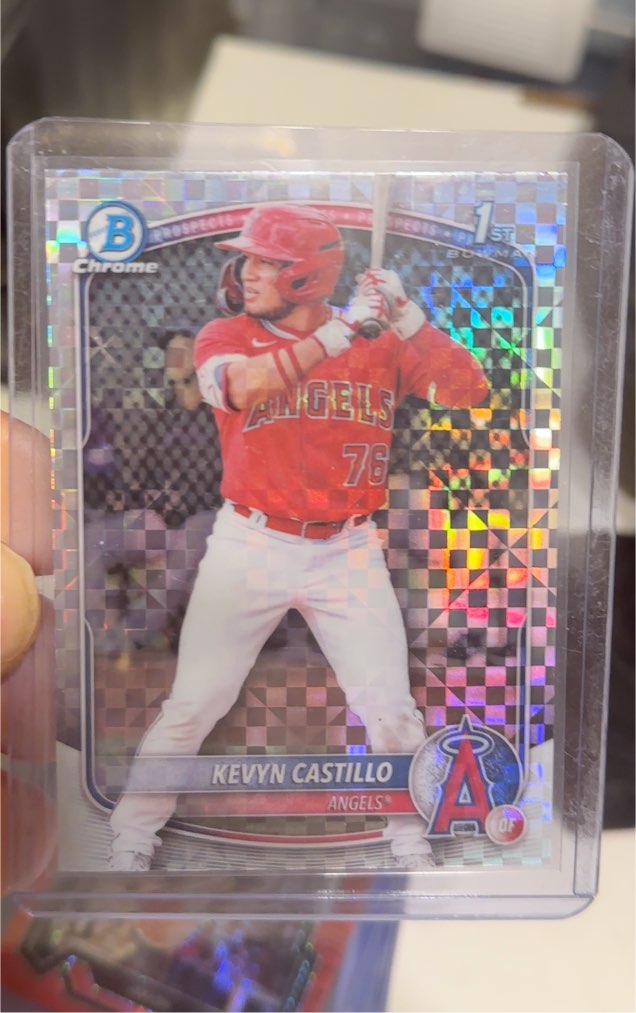 2025 Bowman Chrome #BCP-82 Kevyn Castillo — front