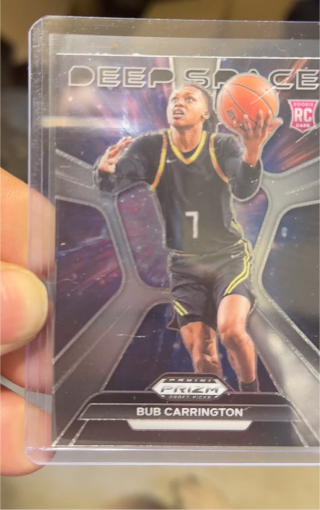 2024 Panini Prizm Draft Picks #21 Bub Carrington Deep Space — front