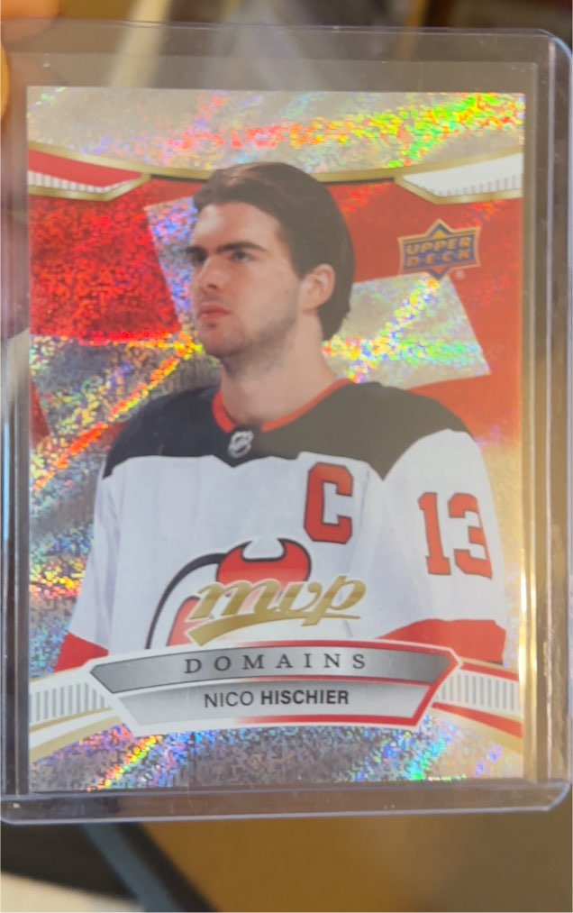 2022-23 Upper Deck MVP #NA-15 Nico Hischier Domains — front