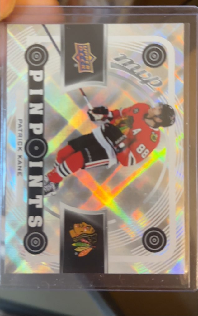 2022-23 Upper Deck MVP Pinpoints #PP-1 Patrick Kane — front