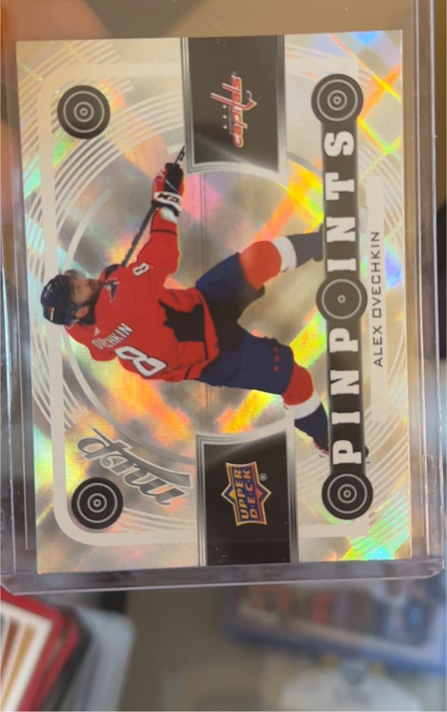 2022-23 Upper Deck MVP #PP-8 Alex Ovechkin Pinpoints — front