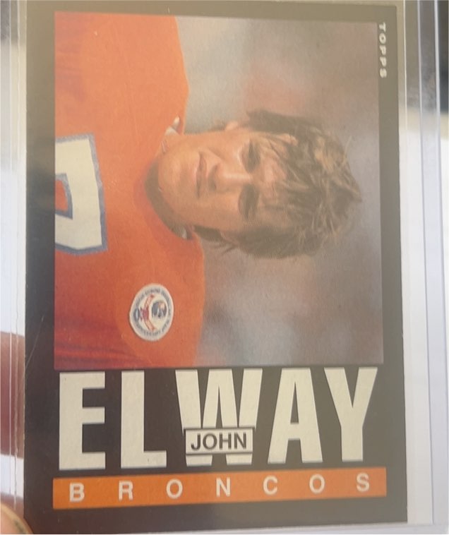 1985 Topps #238 John Elway — front