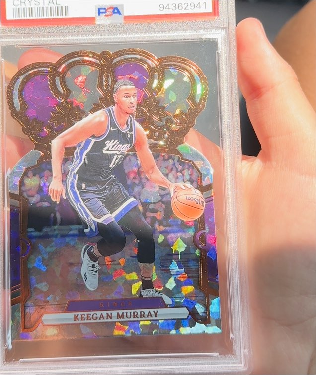 2023-24 Panini Crown Royale Keegan Murray Crystal Die Cut — front