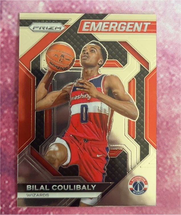2023-24 Panini Prizm Emergent #4 Bilal Coulibaly — front