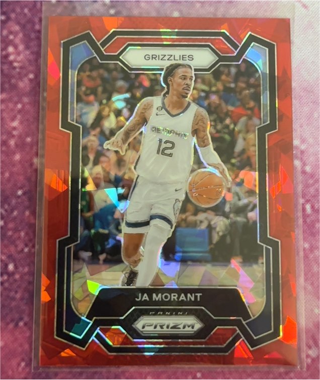 2023-24 Panini Prizm #96 Ja Morant — front