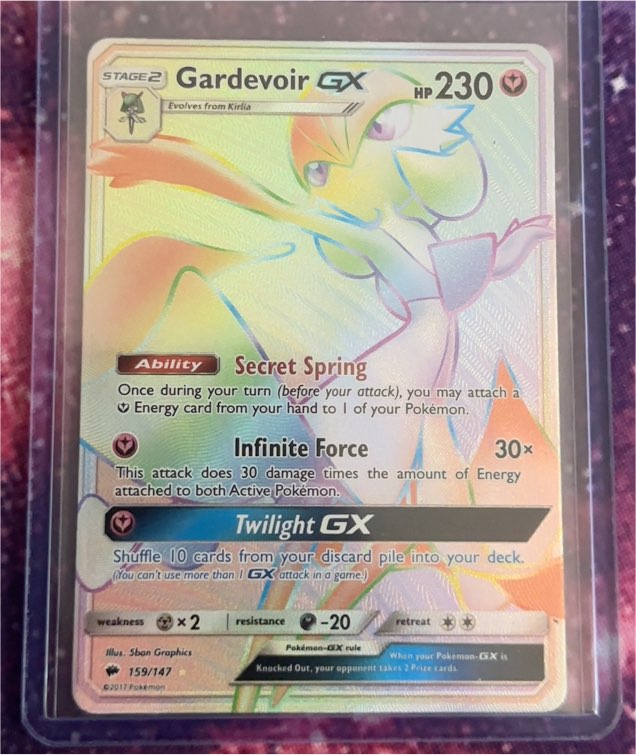 2017 Pokemon Burning Shadows #159/147 Gardevoir GX — front
