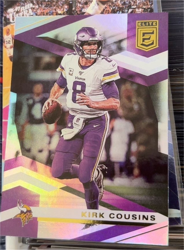 2020 Donruss Elite #71 Kirk Cousins Minnesota Vikings — front