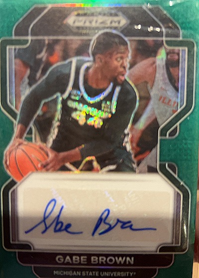 2022-23 Panini Prizm Draft Picks #82 Gabe Brown — front