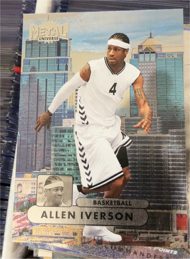 2022 Skybox Metal Universe Champions #RMUC-30 Allen Iverson 1997-98 Retro — front