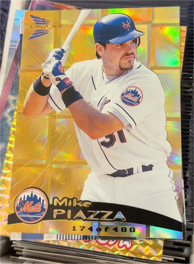 1999 Pacific Prism #96 Mike Piazza — front