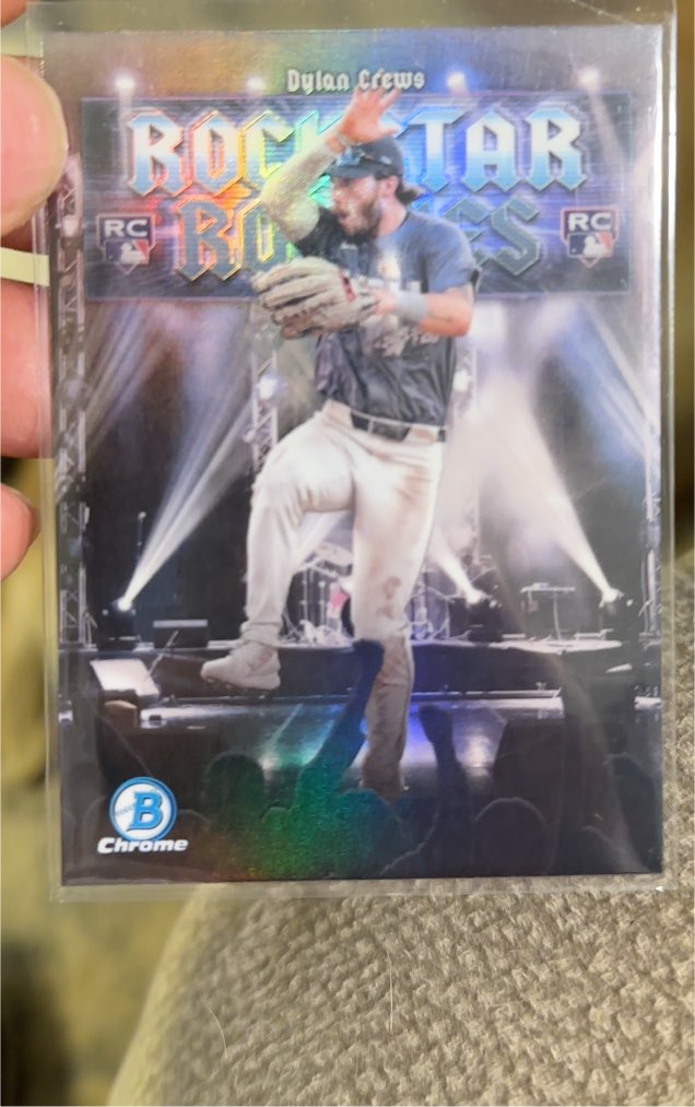2025 Bowman Chrome Rockstar Rookies #RR-15 Dylan Crews — front