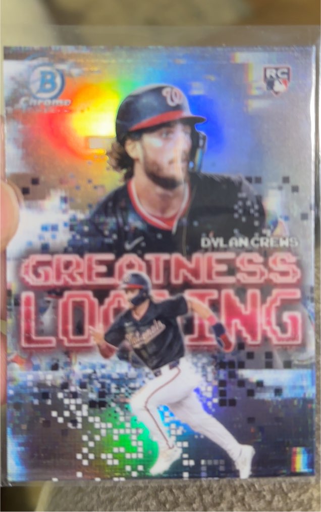 2025 Bowman #GL-18 Dylan Crews Greatness Loading — front