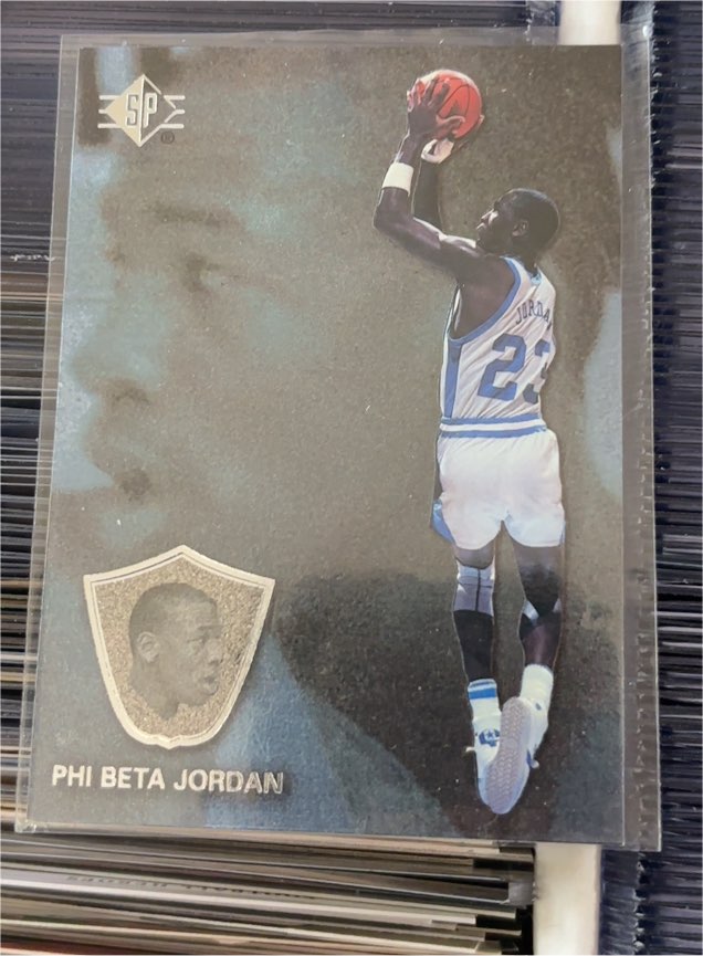 1998 Upper Deck SP Top Prospects Phi Beta Jordan #J3 Michael Jordan — front