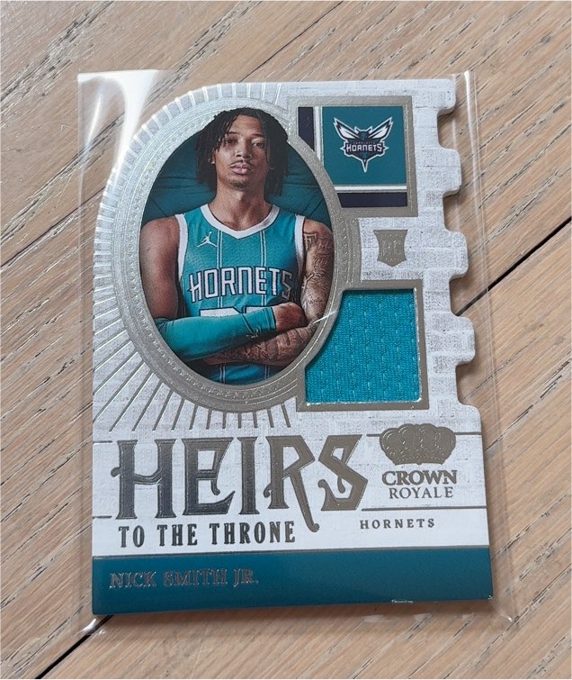 2023-24 Panini Crown Royale Heirs to the Throne #HT-NSJ Nick Smith Jr. — front