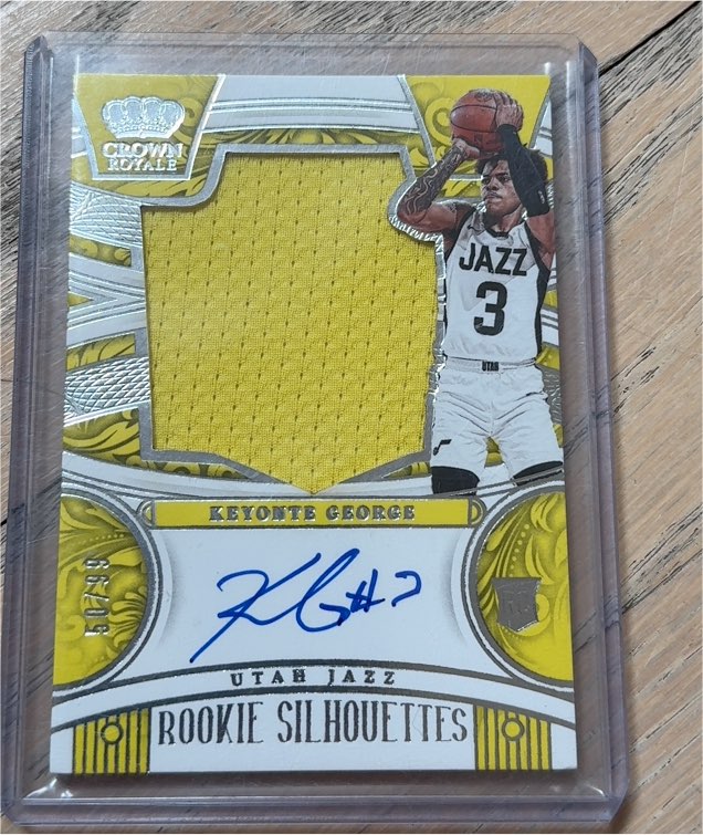 2023-24 Panini Crown Royale Rookie Silhouettes #Keyonte George — front