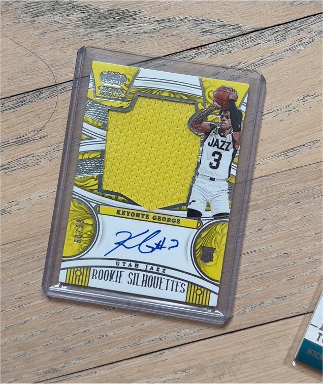 2023-24 Panini Crown Royale #115 Keyonte George Rookie Silhouettes — front