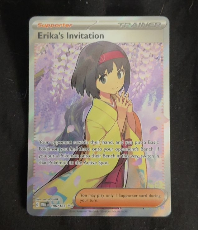 Erika's Invitation 196/165 Scarlet & Violet 151 — front