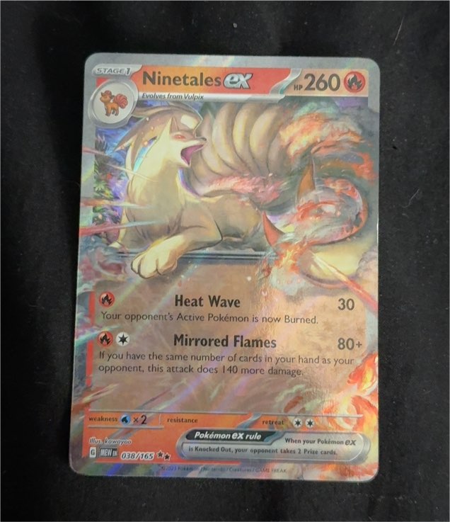 2023 Pokémon Scarlet & Violet 151 #038 Ninetales ex — front