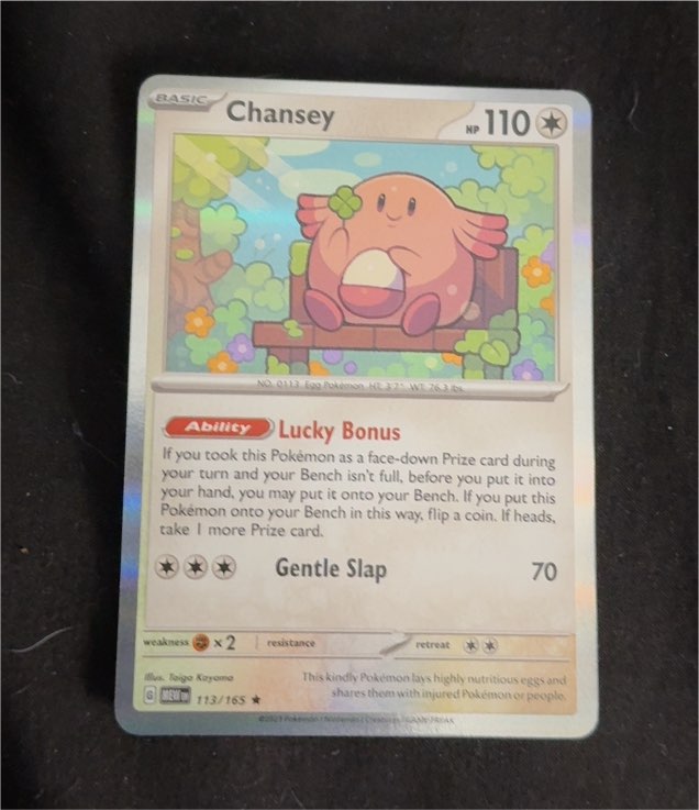 2023 Pokémon Scarlet & Violet 151 #113 Chansey — front