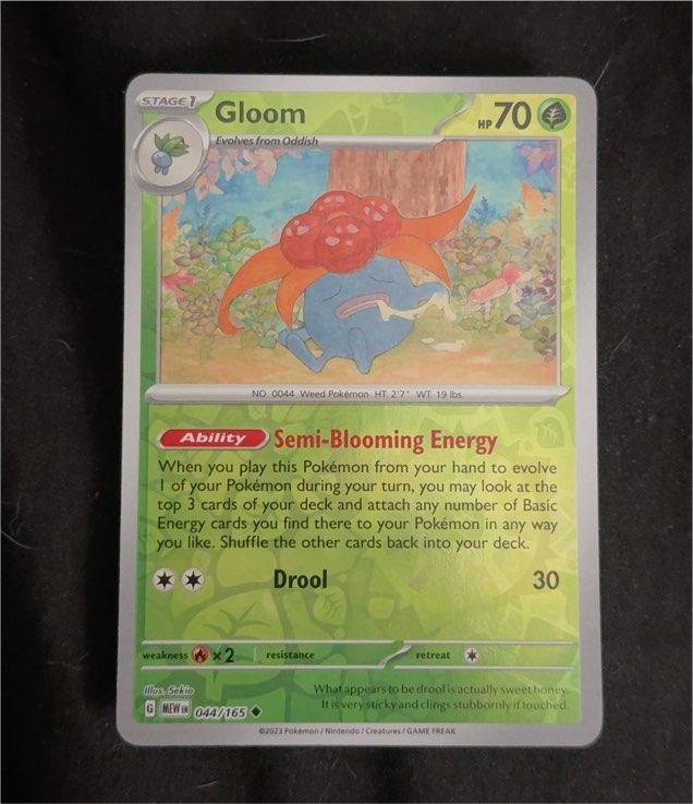 2023 Pokémon Scarlet & Violet 151 #044 Gloom — front