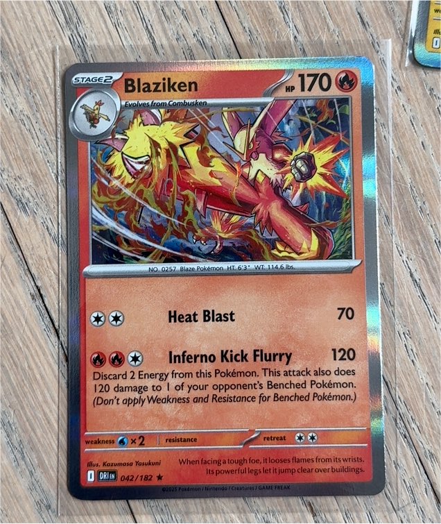 2025 Pokémon SV10: Destined Rivals #042 Blaziken — front