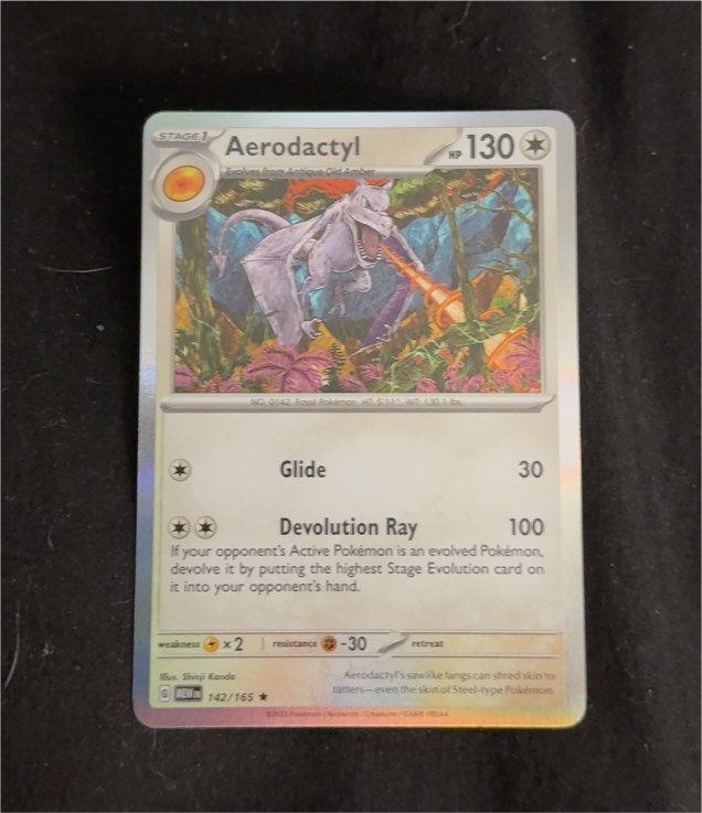 2023 Pokémon Scarlet & Violet 151 #142 Aerodactyl — front