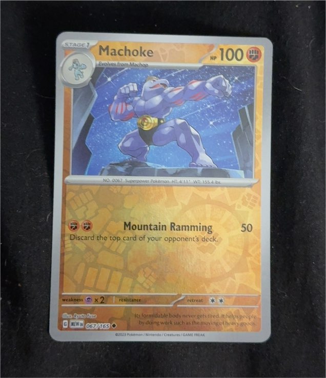 2023 Pokémon Scarlet & Violet 151 #067 Machoke — front