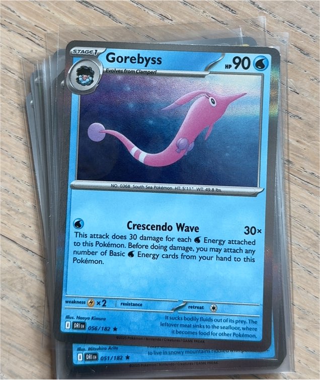 2025 Pokémon TCG Destined Rivals #056 Gorebyss — front