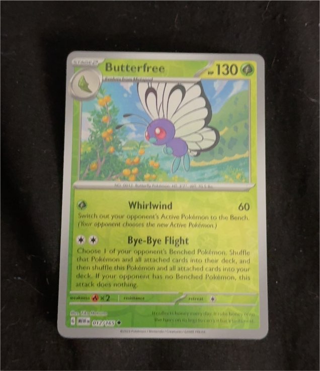 2023 Pokémon Scarlet & Violet 151 #012 Butterfree — front