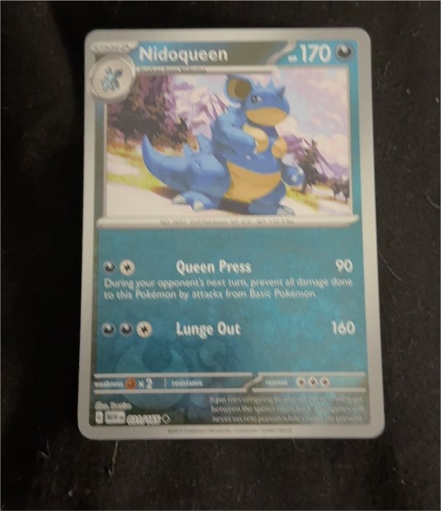 2023 Pokémon TCG Scarlet & Violet 151 #31 Nidoqueen — front