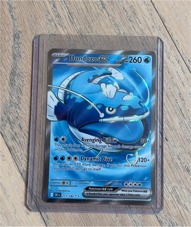 2025 Pokémon Destined Rivals #211/182 Dondozo ex — front