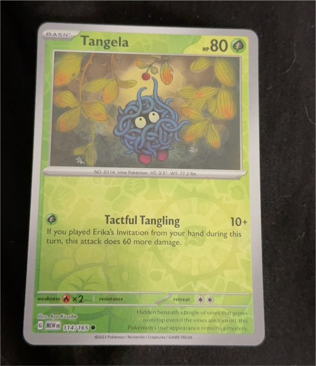 2023 Pokémon Scarlet & Violet 151 #114 Tangela — front