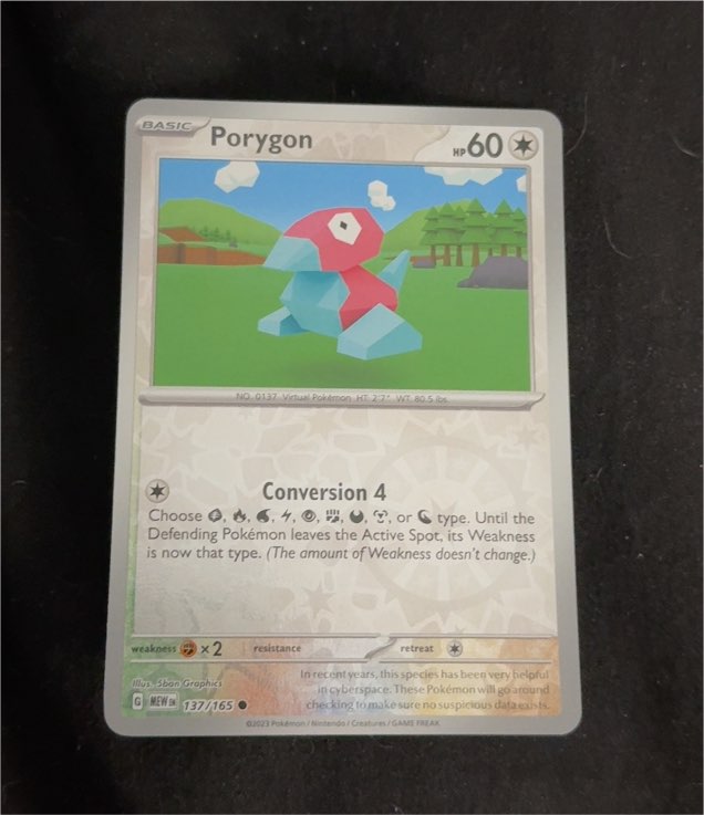 2023 Pokémon Scarlet & Violet 151 #137 Porygon — front