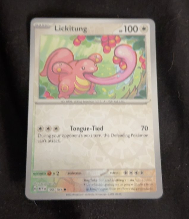 2023 Pokémon Scarlet & Violet 151 #108 Lickitung — front