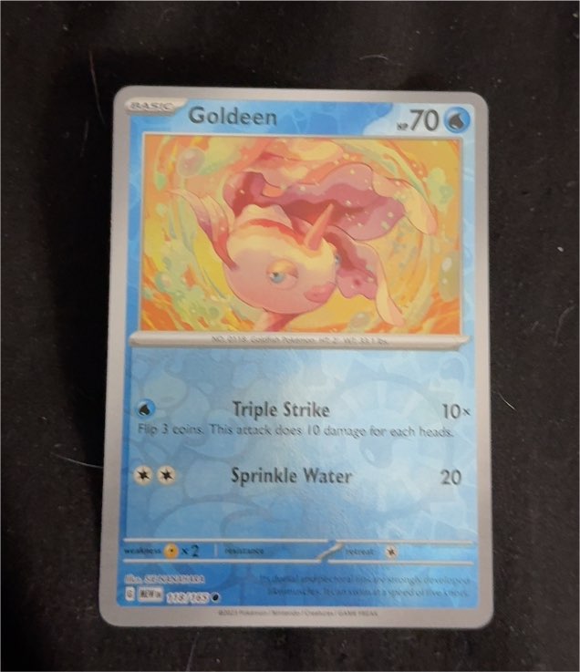 2023 Pokémon Scarlet & Violet 151 #118 Goldeen — front
