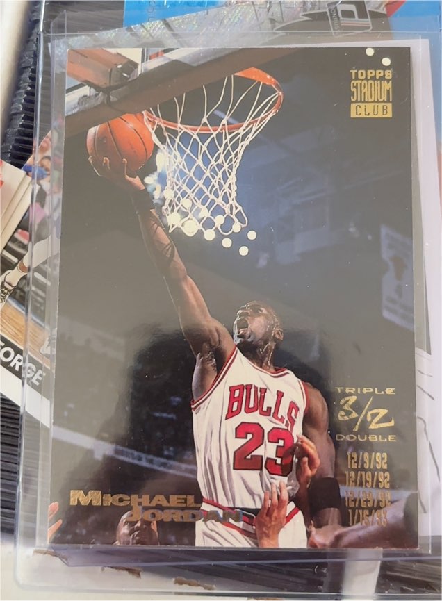 1993-94 Topps Stadium Club #1 Michael Jordan — front
