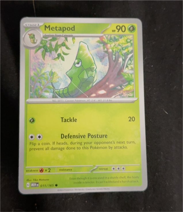2023 Pokémon Scarlet & Violet 151 #011 Metapod — front