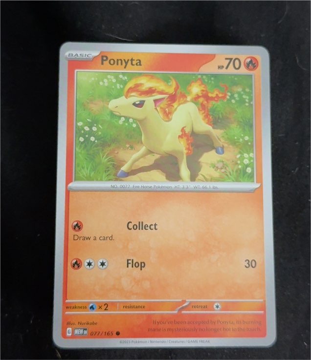 2023 Pokémon Scarlet & Violet 151 #077 Ponyta — front