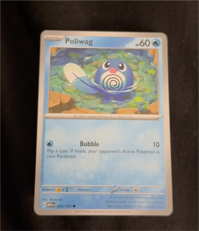 2023 Pokémon Scarlet & Violet 151 #060 Poliwag — front
