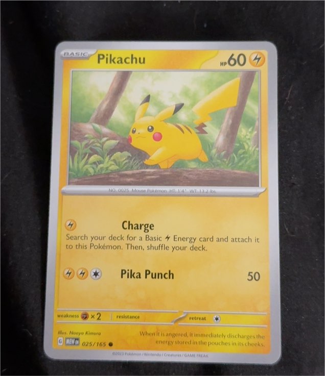 2025 Pokémon Scarlet & Violet 151 #025 Pikachu — front