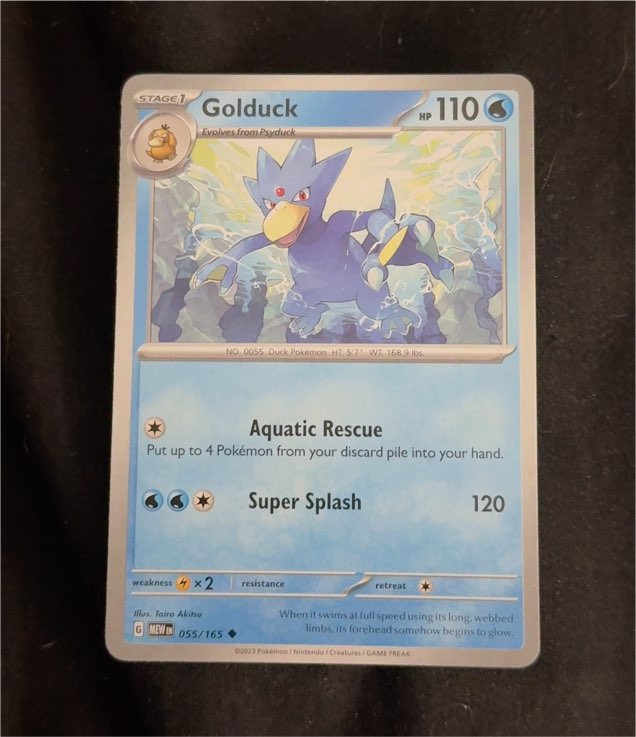 2023 Pokémon Scarlet & Violet 151 #055 Golduck — front