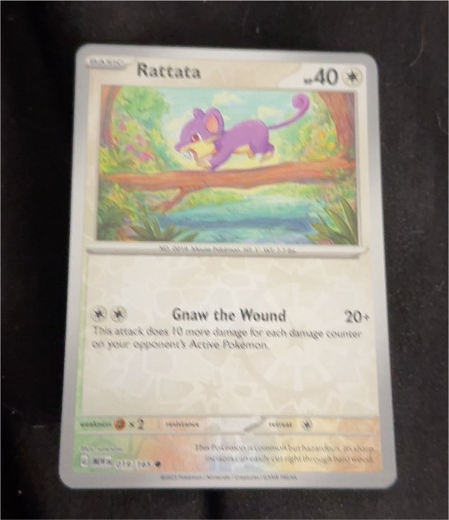 2023 Pokémon Scarlet & Violet 151 #019 Rattata — front
