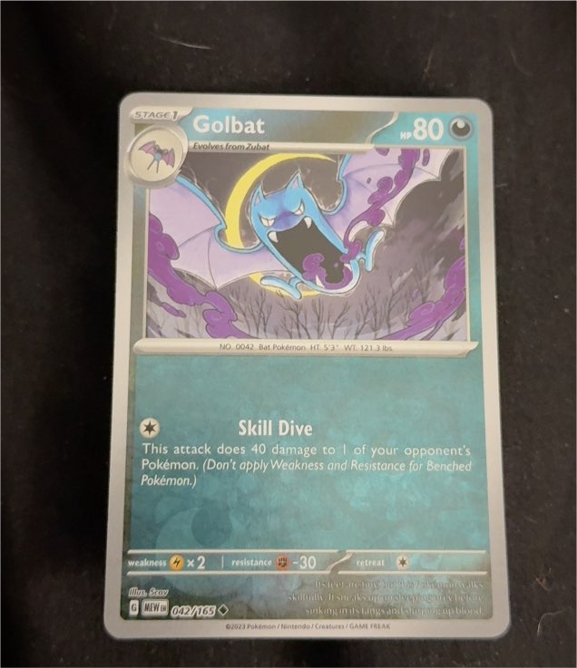 2023 Pokémon 151 #042 Golbat — front